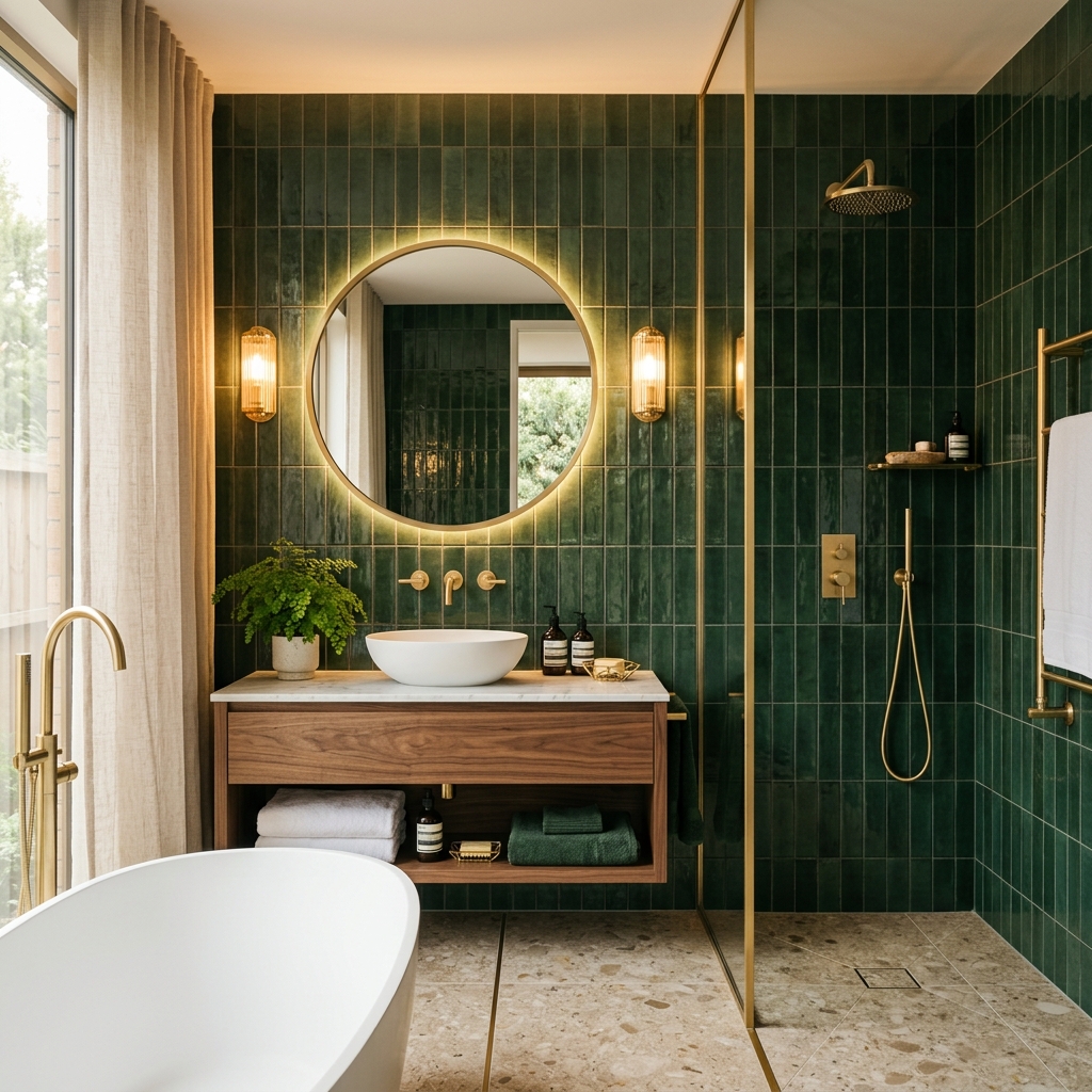 Marble bathroom