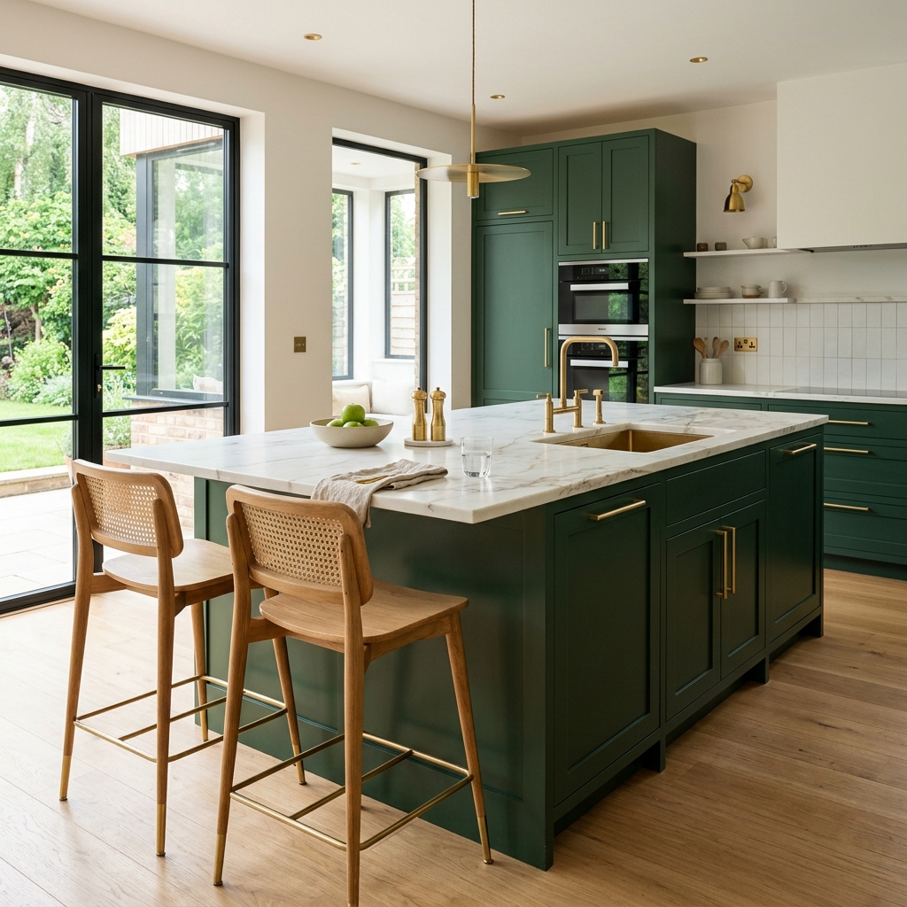 Modern marble kitchen