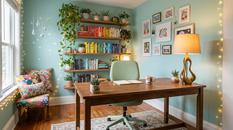 How to Design a Whimsical Yet Productive Home Office in 7 Steps