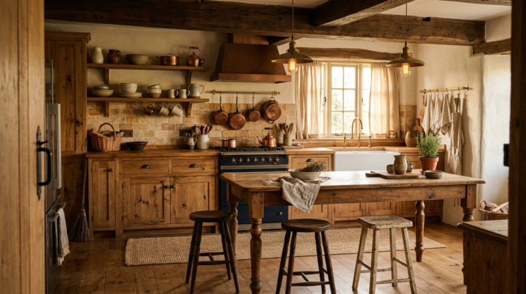 The Enduring Charm of Rustic and Traditional Kitchens