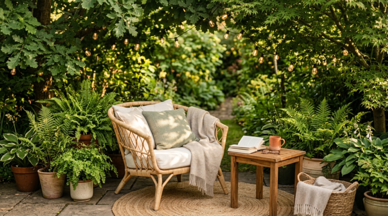 How to Build a Cozy Backyard Reading Nook This Weekend