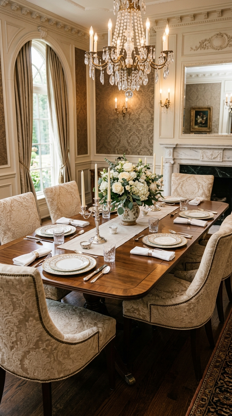 Beautiful Dining Rooms: Timeless Elegance Meets Modern Comfort